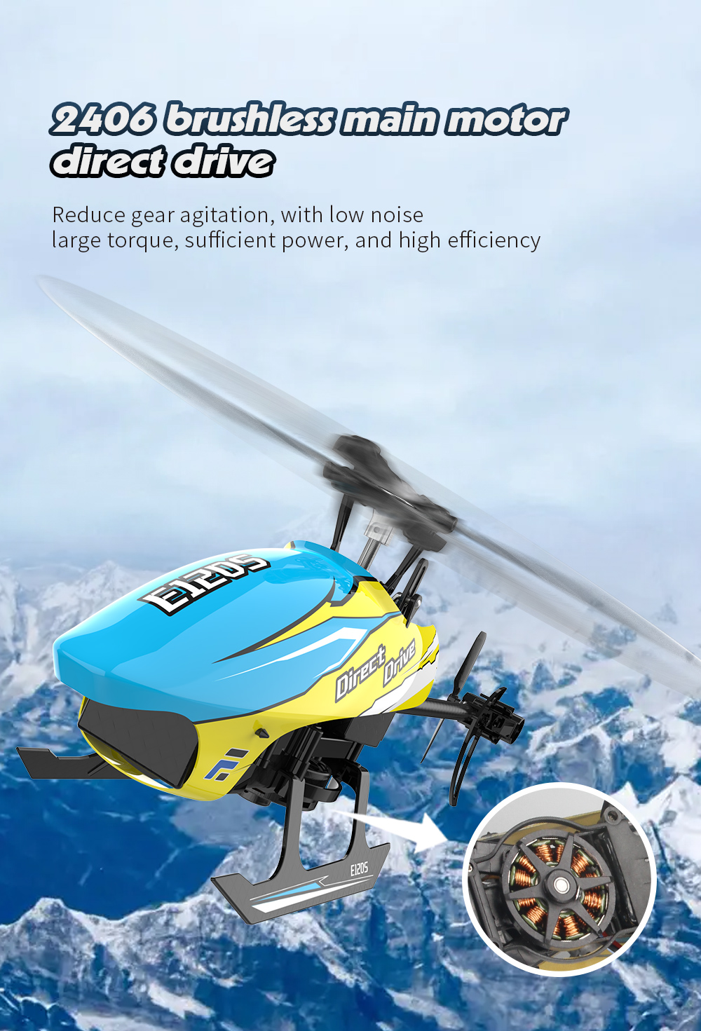 Eachine-E120S-24G-6CH-3D6G-System-Brushless-Direktantrieb-Flybarless-RC-Hubschrauber-kompatibel-mit--1970600-11